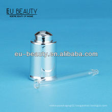 UV coating shiny silver Glass dropper 18/400